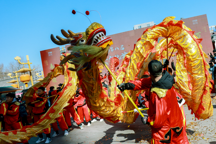 龍?zhí)ь^文化節(jié)。人民網(wǎng) 邱宇哲攝